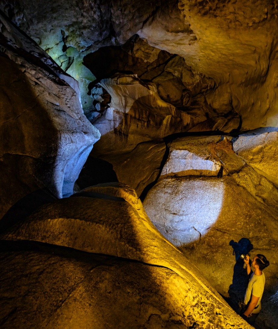 Inside Pungiton Cave, Sapulot